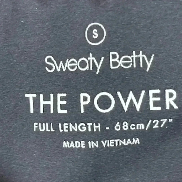 Sweaty Betty The Power Full Length Leggings Size Small Stretch Active Yoga Sm S - Picture 2 of 7